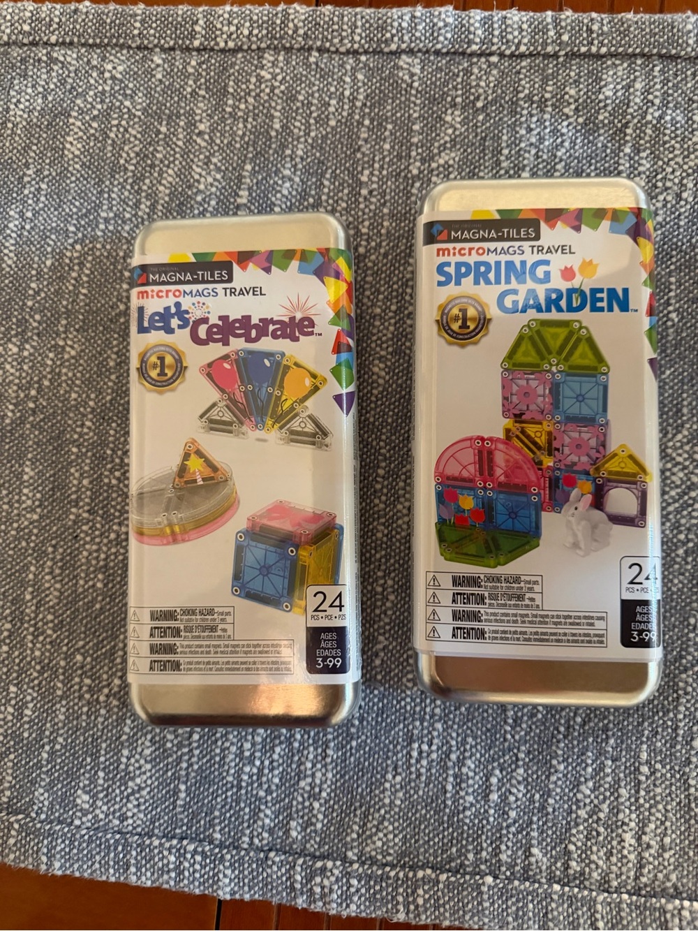 Magna-Tiles microMAGs Travel Set - “Spring Garden” and “Let’s celebrate”